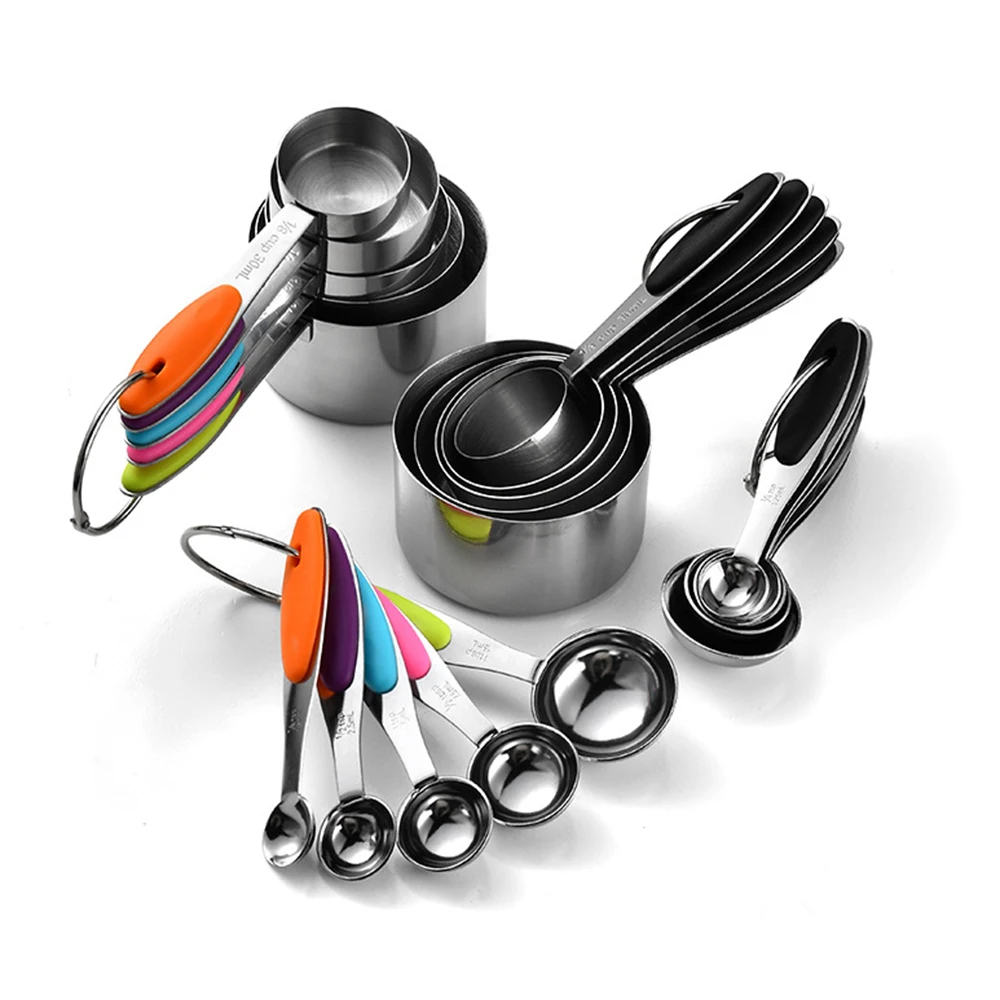 Kitchen Appliances Packages - 5/10Pcs Stainless Steel Measuring Cups And