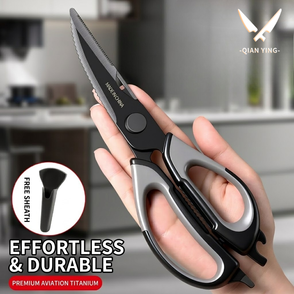 Kitchen Appliances Packages - Kitchen scissors Titanium Chicken bone scissors