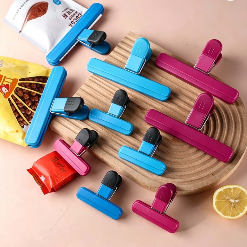 Kitchen Appliances Packages - 4Pcs Portable Plastic Bag Sealing Clips,Food