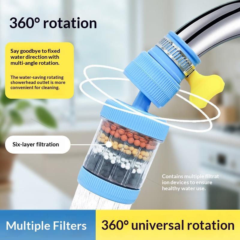 Kitchen Appliances And Utensils - Faucet Water Filter 360 Rotation Universal