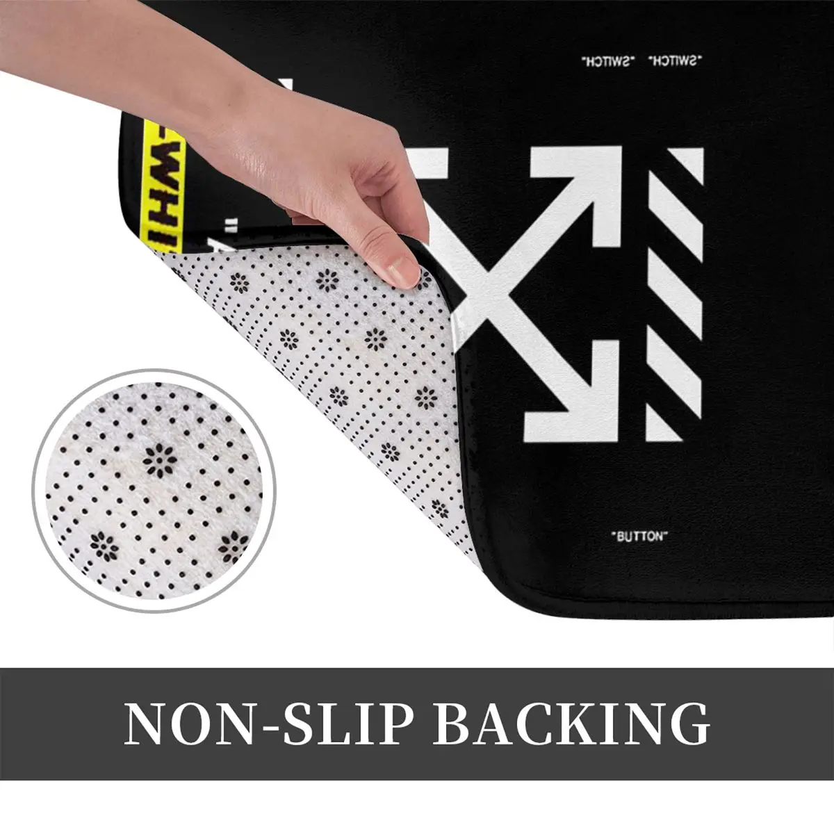 Off-white Doormat Durable Carp - Kitchen Appliances White review and price