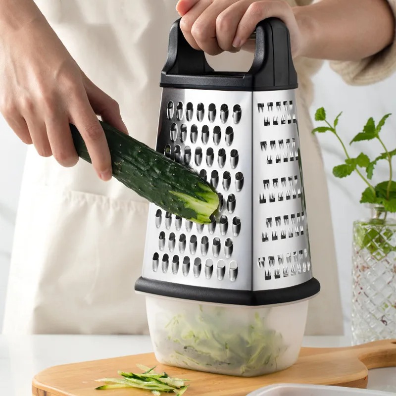 Four-side Box Grater Vegetable - Kitchen Appliances Japan review and price