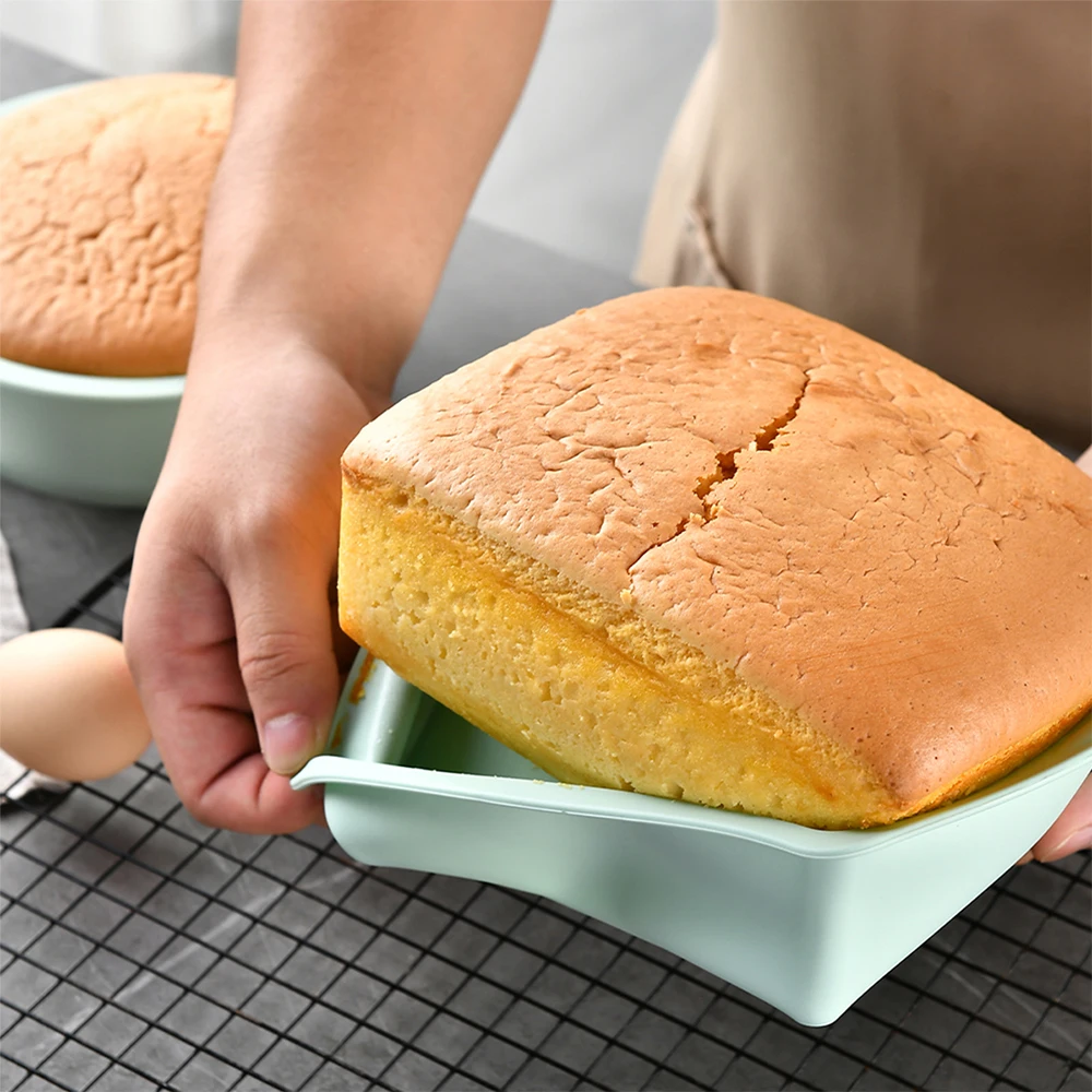1/4Pcs Silicone Square Cake Mo - Kitchen Appliances Packages review and price