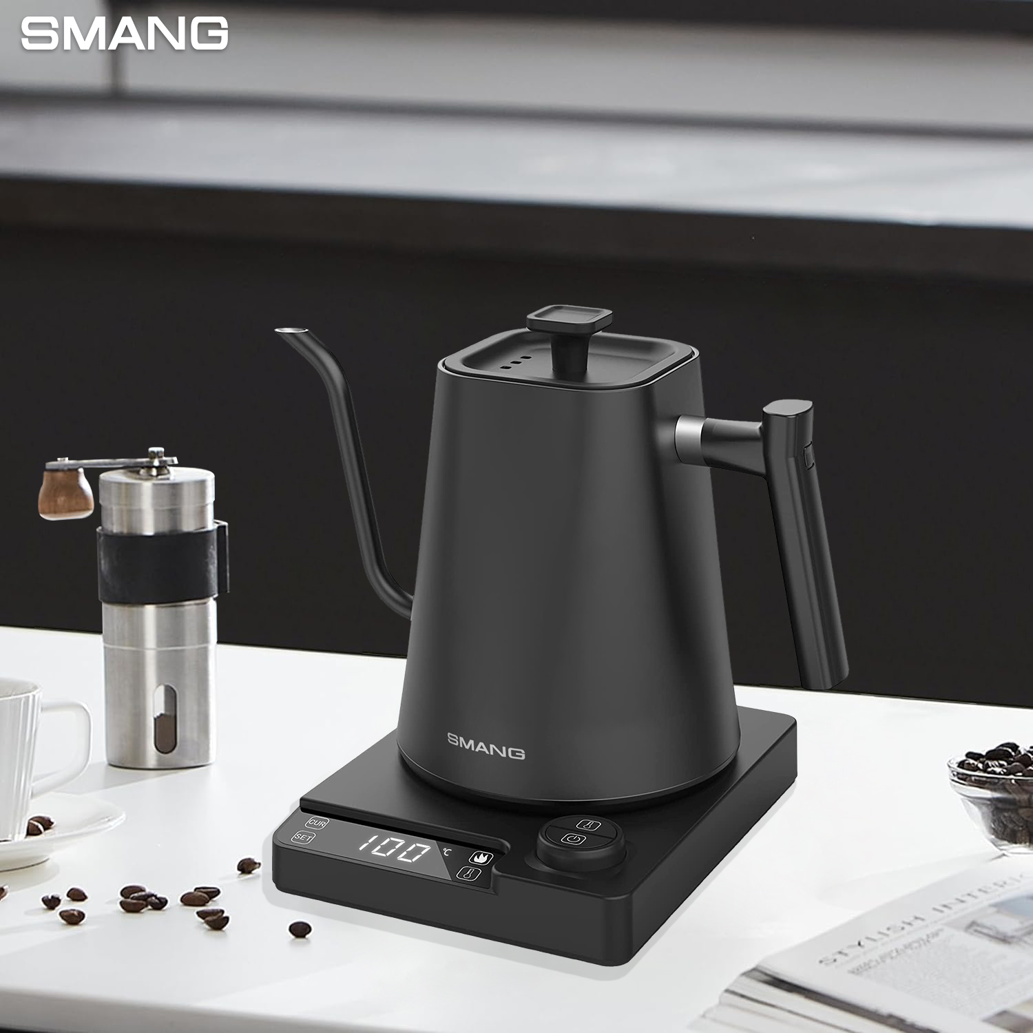 SMANG 1200W Gooseneck Electric - Electric Kettle Gooseneck review and price