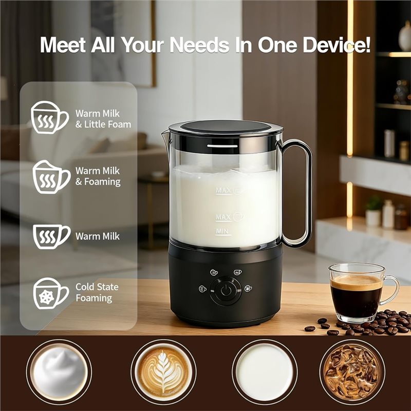 AC39-Milk Frother, 4-In-1 Elec - Yogurt Maker Electric review and price