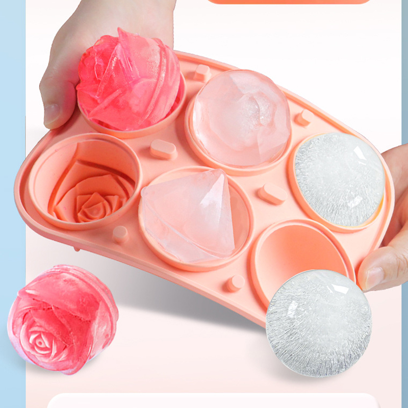 3D Rose Diamond Round Ice Cube - Kitchen Appliances And Utensils review and price