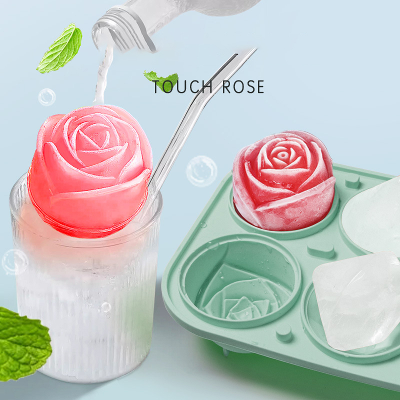 3D Rose Diamond Round Ice Cube - Kitchen Appliances And Utensils review and price