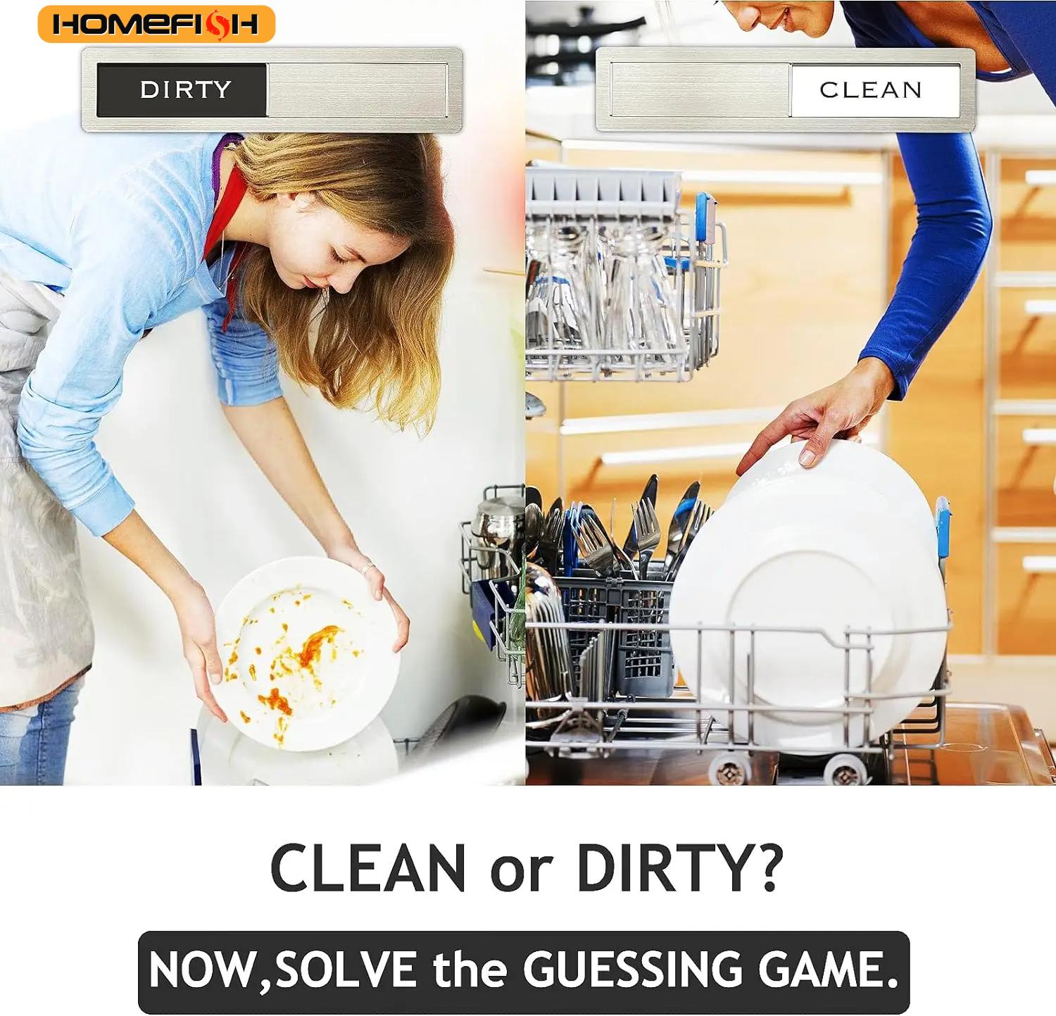 Dishwasher Magnet Clean Dirty  - Kitchen Appliances White review and price