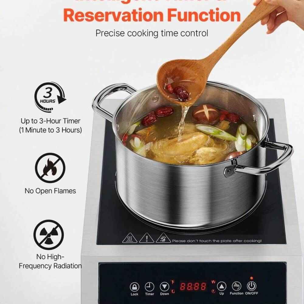Portable Cooktop, 1800W Commer - Induction Cooktop Portable review and price
