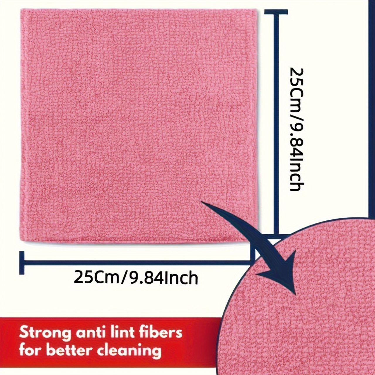 1-50Pcs Light Pink Microfiber  - Kitchen Appliances And Utensils review and price