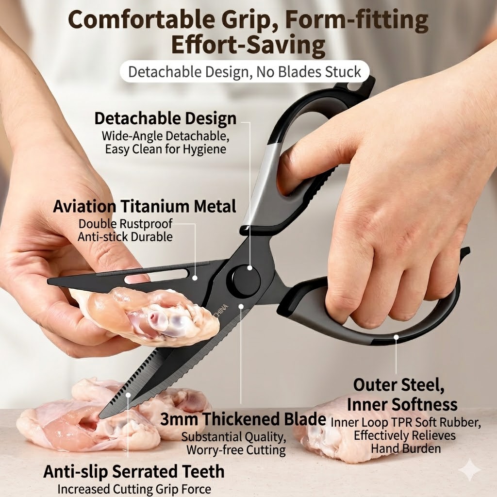 Kitchen scissors Titanium Chic - Kitchen Appliances Packages review and price