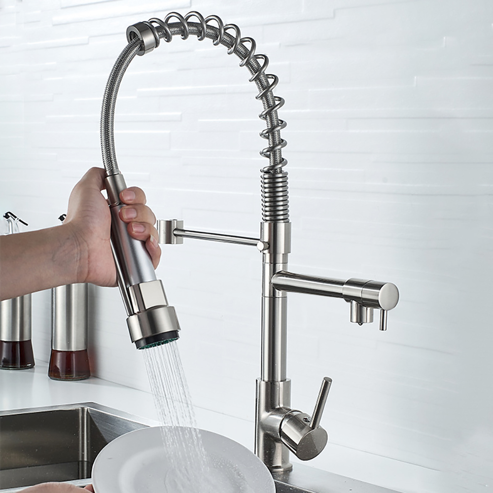 DQOK Black Brushed Spring Pull - Kitchen Appliances White review and price