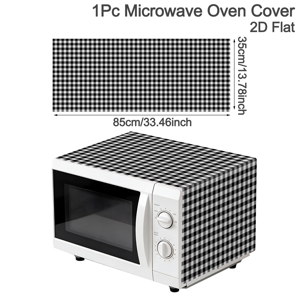 Black White Plaid Microwave Ov - Kitchen Appliances White review and price