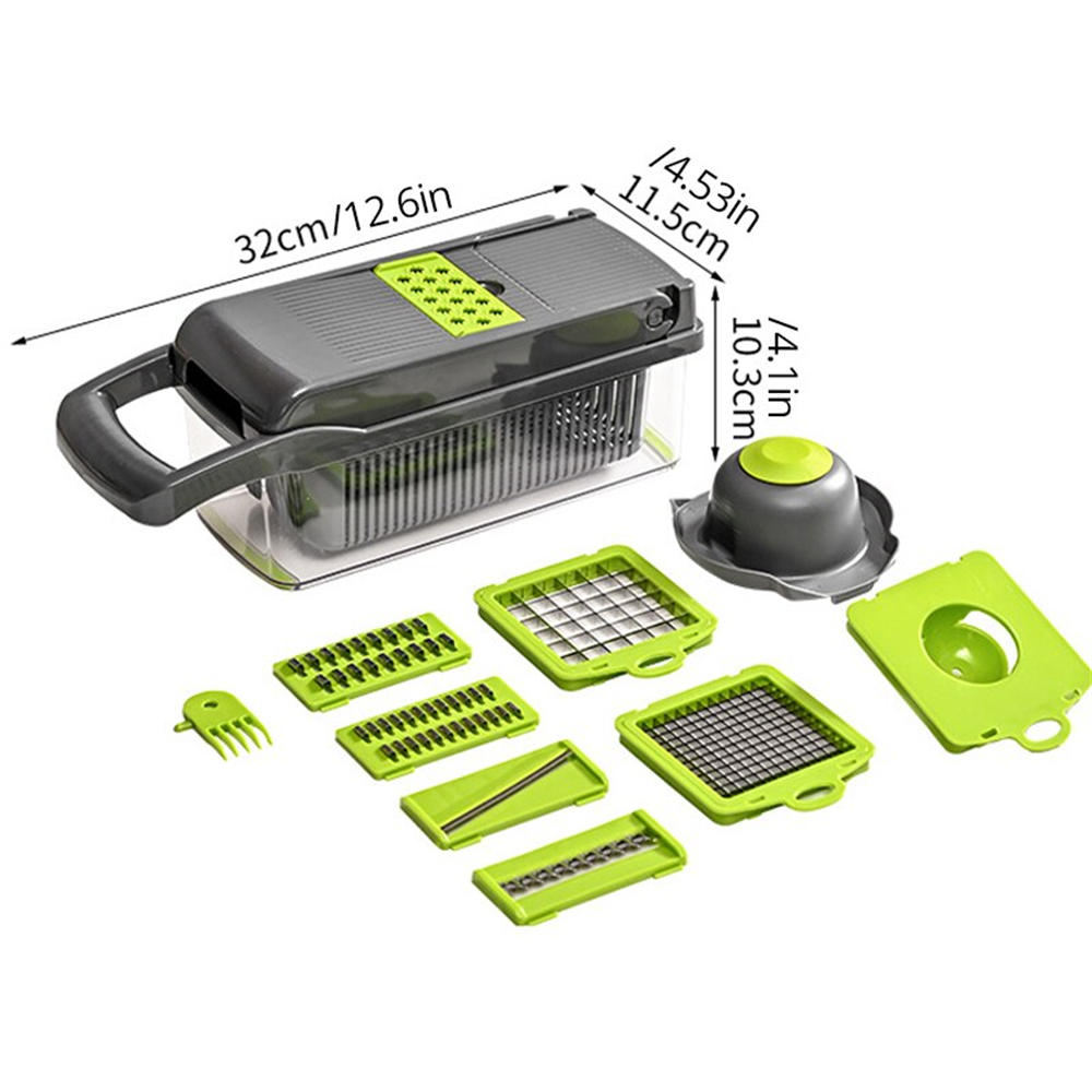 12/16pcs Vegetable Cutter Mult - Kitchen Appliances Japan review and price