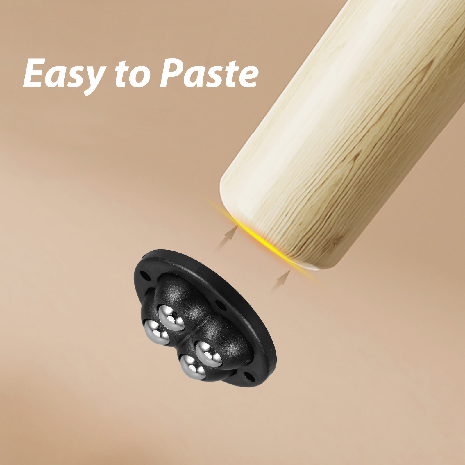 4Pcs White Adhesive Swivel Cas - Kitchen Appliances White review and price
