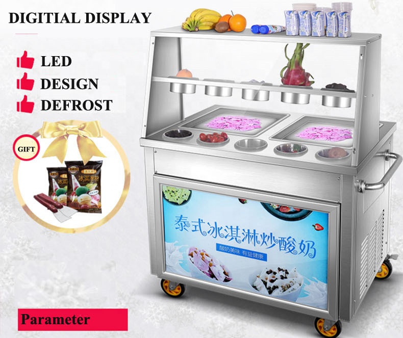 Frying Ice Machine Commercial  - Yogurt Maker Electric review and price