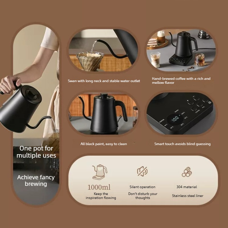 Electric Gooseneck Coffee Kett - Electric Kettle Gooseneck review and price