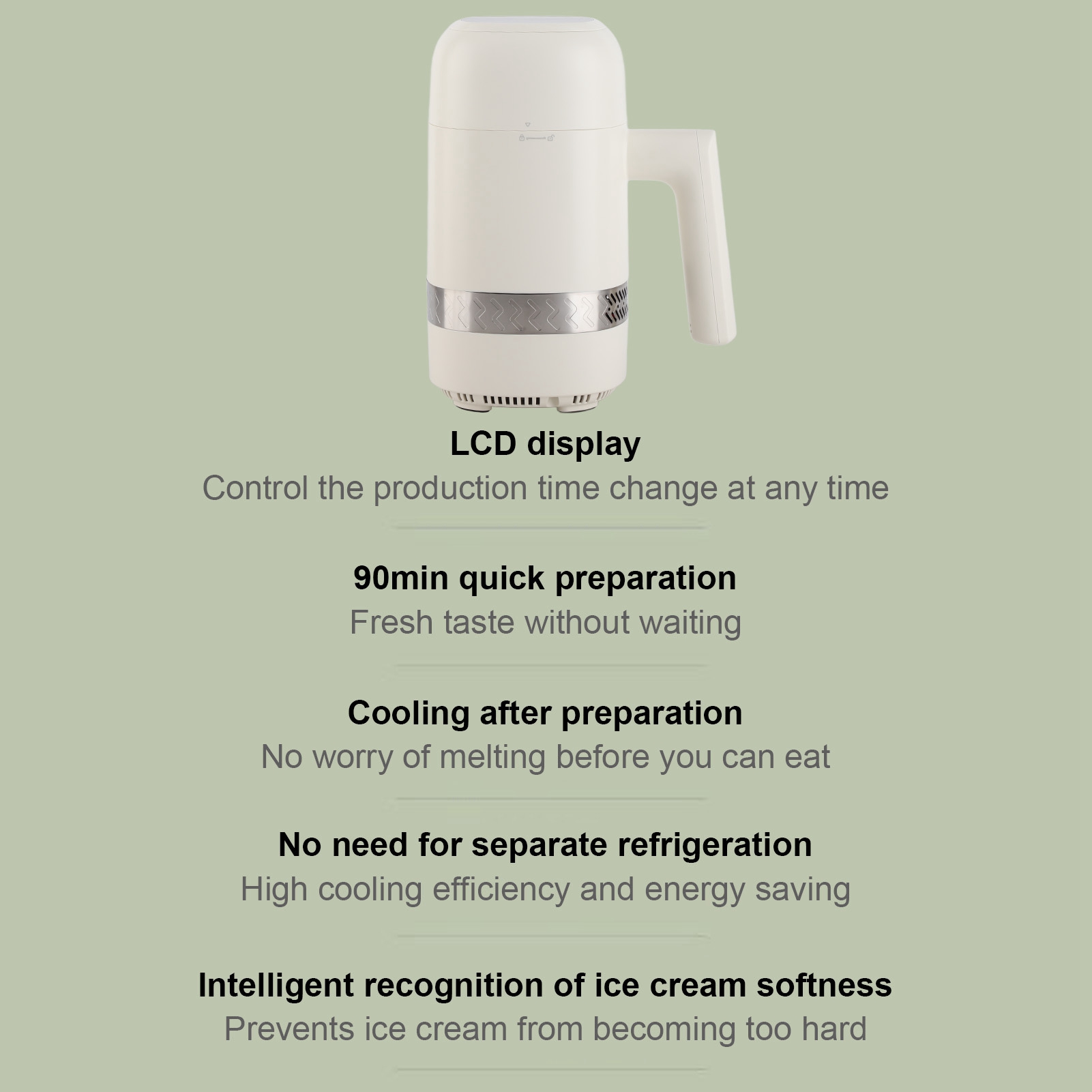 300ML Digital Ice Cream Maker  - Kitchen Appliances You Need review and price