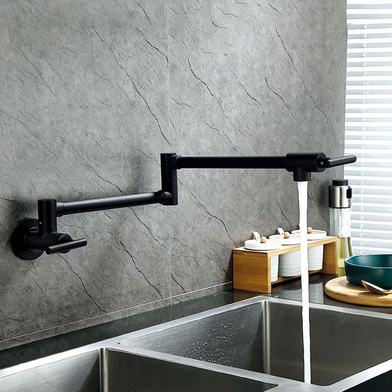 Black Wall Mounted Pot Filler  - Kitchen Appliances White review and price