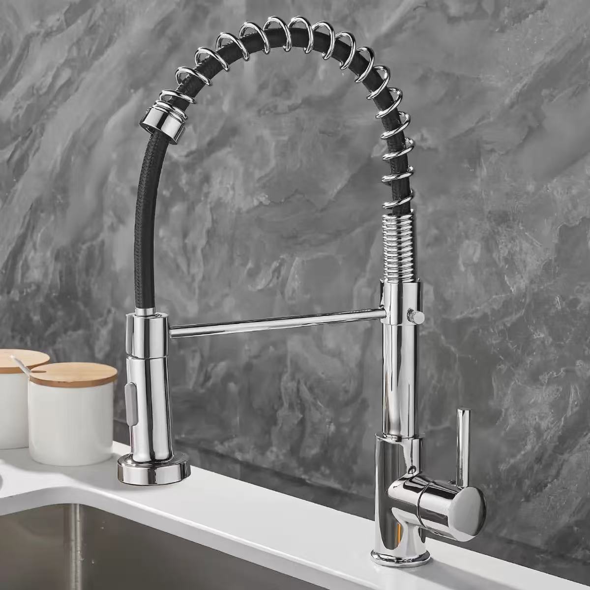 Stainless steel kitchen faucet - Kitchen Appliances White review and price